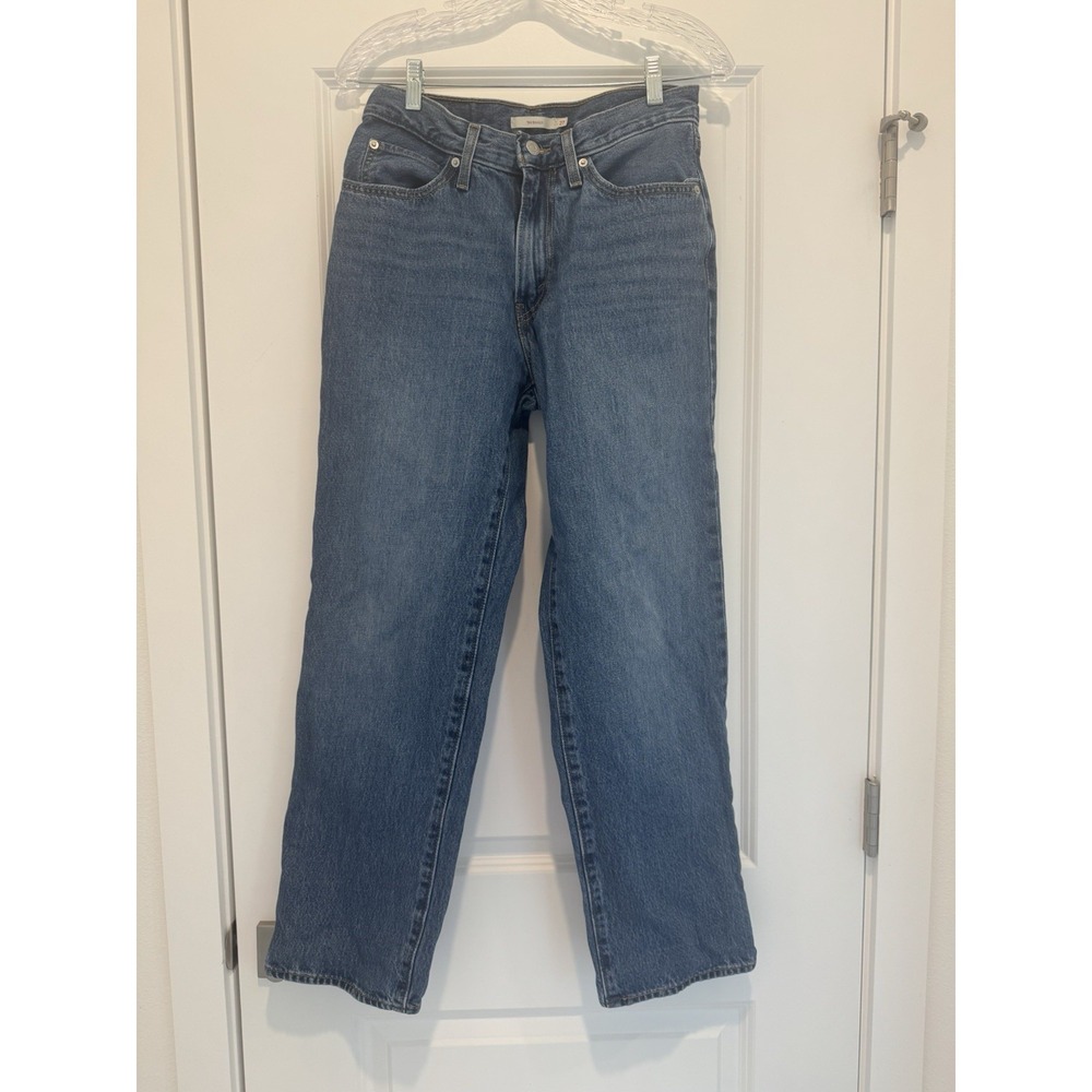 Levis Jeans Womens 27x31 '94 Baggy High Rise Relaxed Loose Straight Seamed 90s - Picture 3 of 10